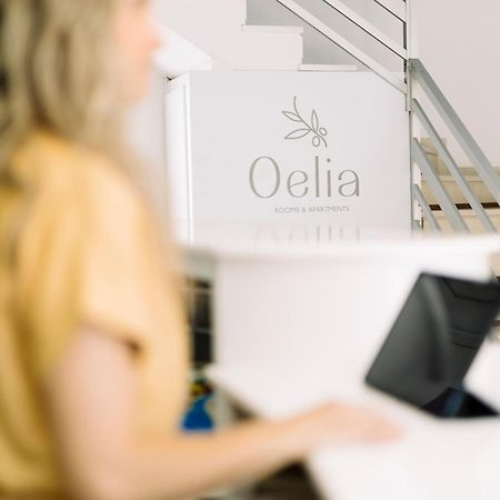 Oelia Rooms & Apartments Agia Marina  Dış mekan fotoğraf