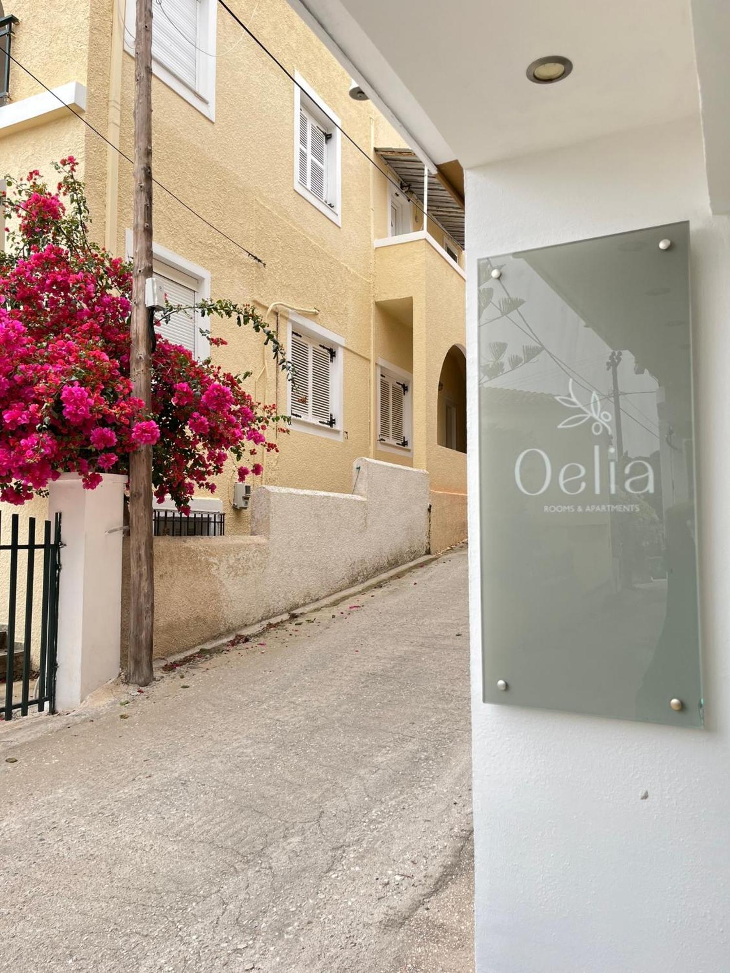 Oelia Rooms & Apartments Agia Marina  Dış mekan fotoğraf