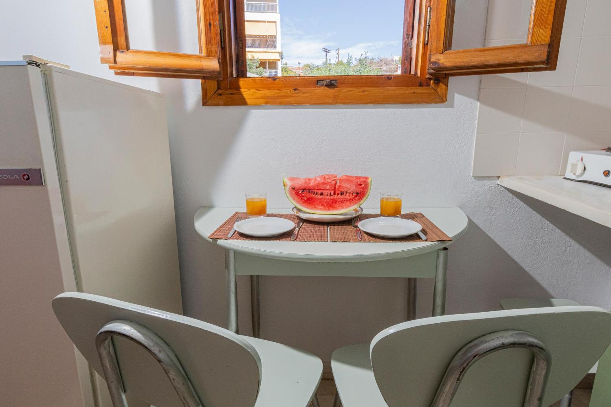 Oelia Rooms & Apartments Agia Marina  Dış mekan fotoğraf